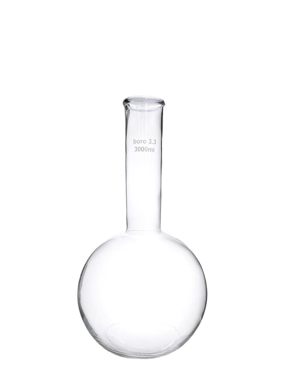 Колба плоскодонна Boro 3.3 без 3000 мл ⌀ 45 мм (783433369)