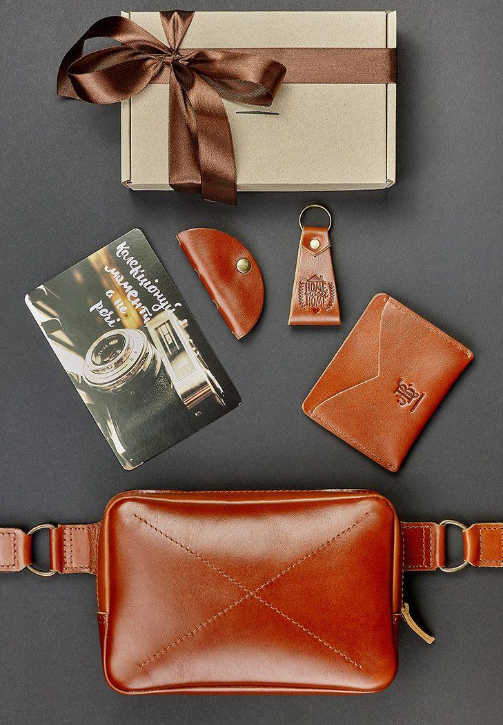 Набор кожаных аксессуаров подарочный Лиссабон (A-026356)