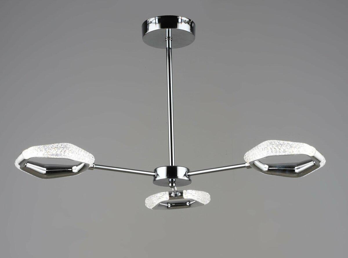 Люстра подвесная светодиодная B YH1304/3 CH 18W Хром (45194) Люстра подвесная светодиодная B YH1304/3 CH 18W Хром (45194)