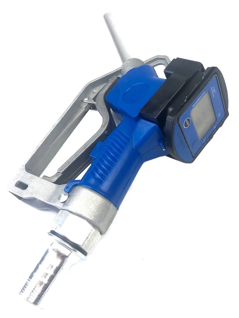 Топливораздаточный пистолет для перекачки топлива Alfa 1577 с цифровым счетчиком