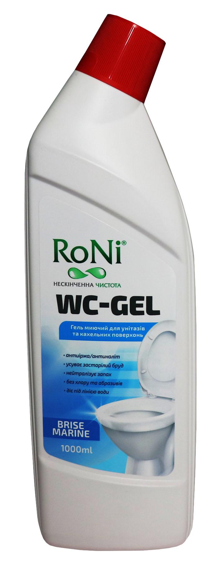 Засіб-гель миючий RONI для унітазів та кахельних поверхонь 1000 мл (15126793)