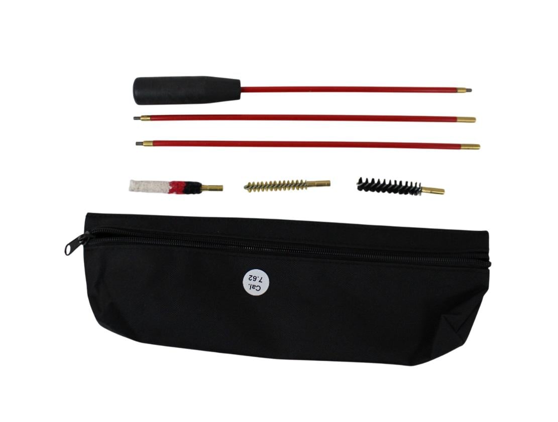 Набір для чищення нарізної зброї калібру 7.62 йоржі з шомполом в текстильному пеналі (07064) - фото 2 Набір для чищення нарізної зброї калібру 7.62 йоржі з шомполом в текстильному пеналі (07064) - фото 2