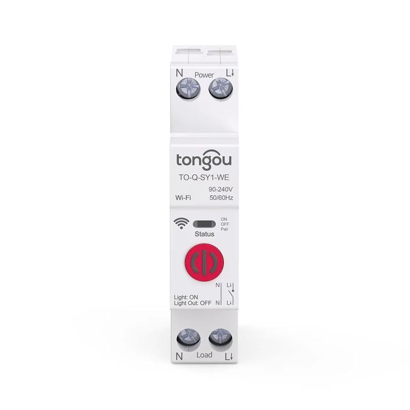 Умный WiFi выключатель Tongou только таймер 1P+N 63A 230V eWeLink (TO-Q-SY1-WE-63A)