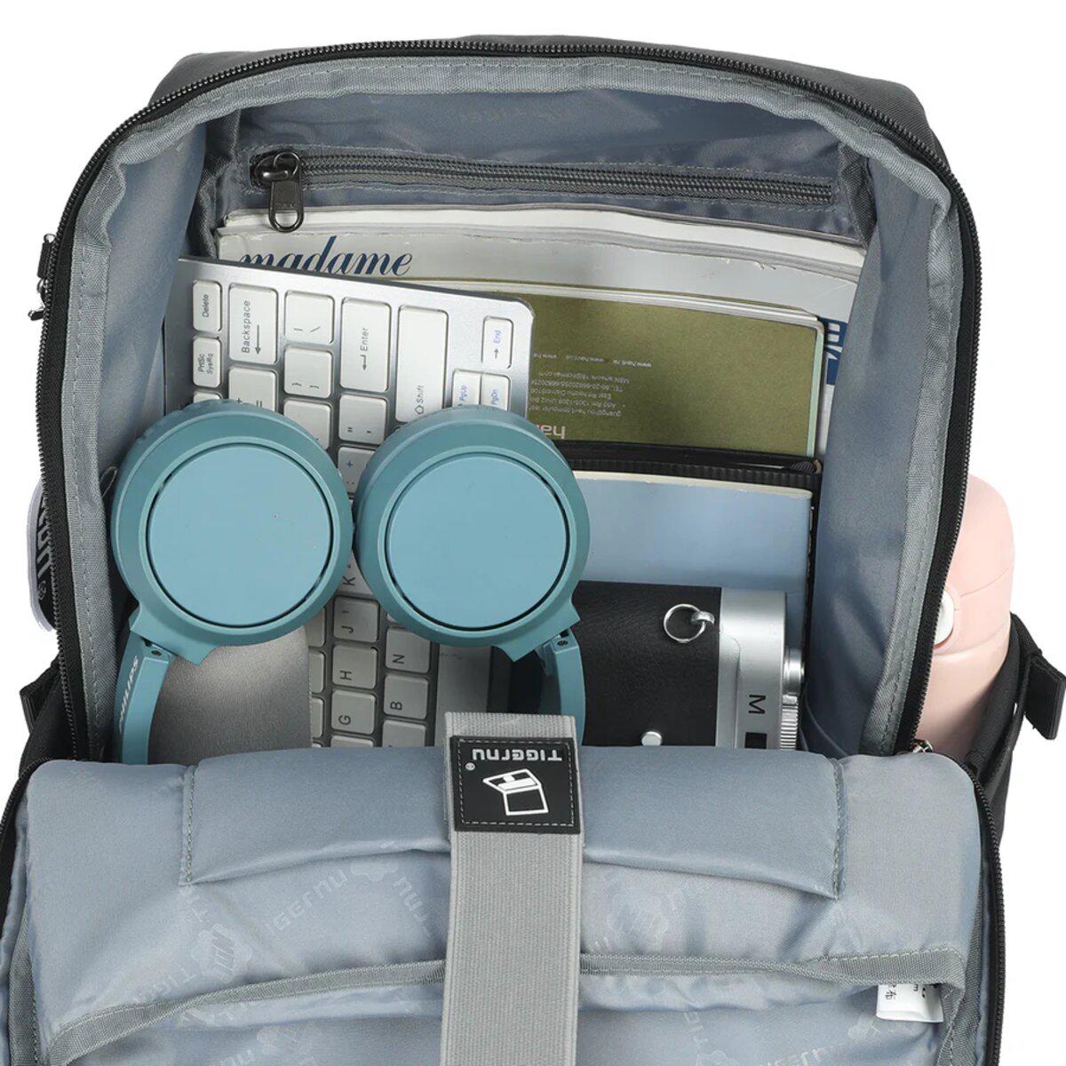 Городской рюкзак Tigernu T-B9511 15" Black - фото 6 Городской рюкзак Tigernu T-B9511 15" Black - фото 6