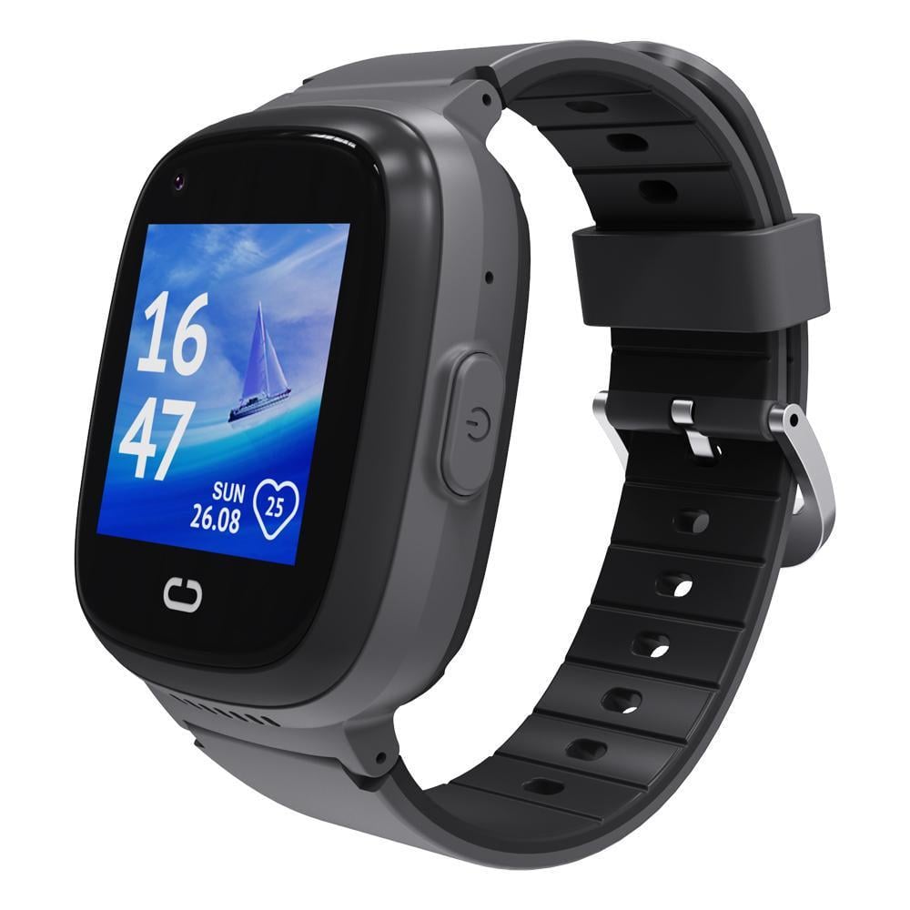 Смарт-часы детские Lemfo M90S с GPS/4G LTE/видеосвязью/камерой/прослушиванием Черный (36237978)