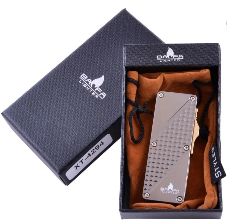 Запальничка Grave Турбо в подарунковій коробці Black (32161869)