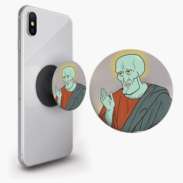 Попсокет для телефону PopSockets Лиса людина Чорний (pop416) - фото 3