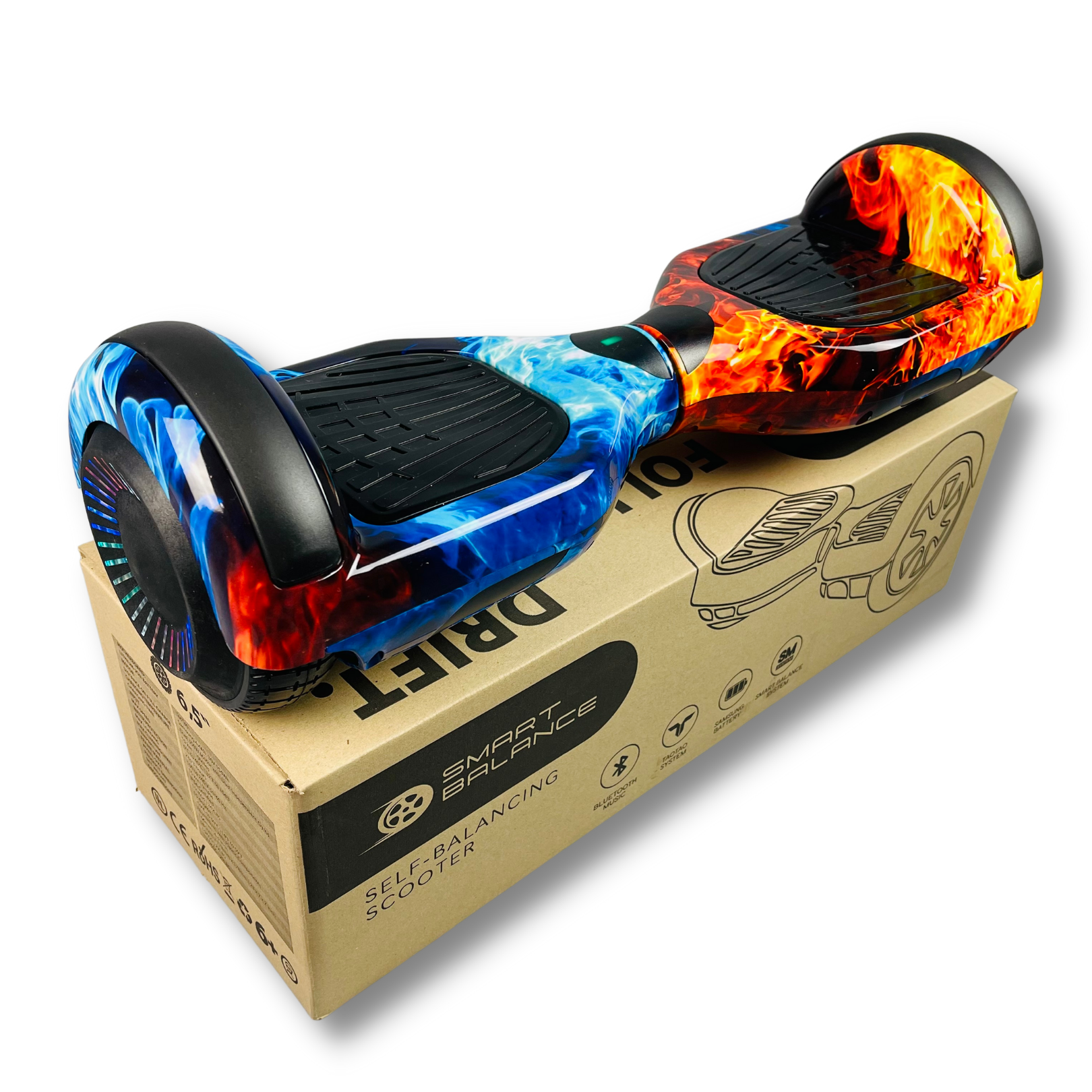 Гироборд Smart Balance 6.5" PRO 2021 Лед и пламя
