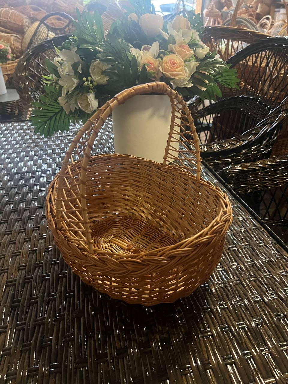 Корзина овальная подарочная Сімейний Затишок Коричневый - фото 4