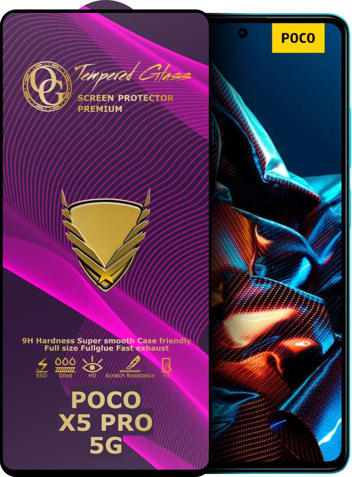 Стекло защитное GoldenArmor Xiaomi Poco X5 Pro 5G Full Glue (33695)