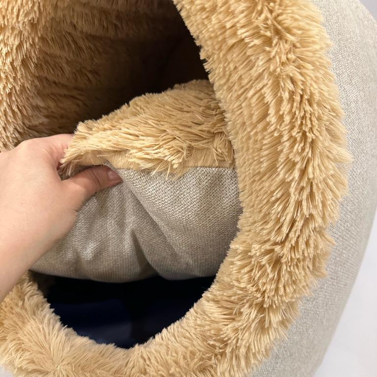 Будиночок для собак Amore mio Cane до 4 кг 42х42х45 см (ЕН-0033) - фото 5