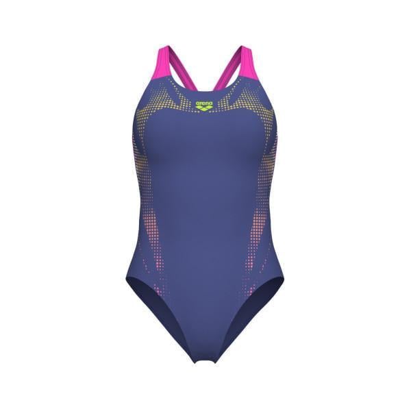 Купальник закрытый для женщин Arena SPIDER WEB SWIMSUIT V BACK Жен р. 36 Розовый (007988-890 36)