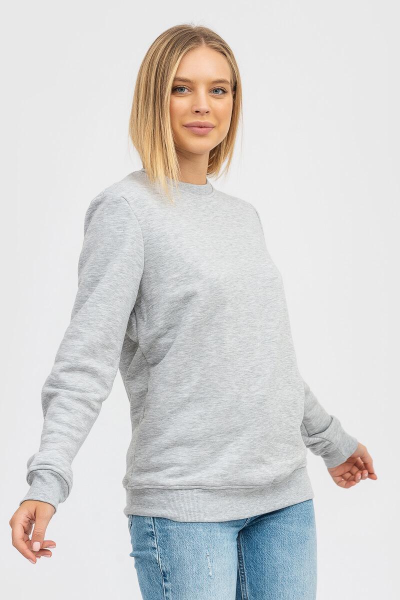 Світшот утеплений RAY BASIC U0301 UNISEX XS Сірий меланж - фото 7 Світшот утеплений RAY BASIC U0301 UNISEX XS Сірий меланж - фото 7