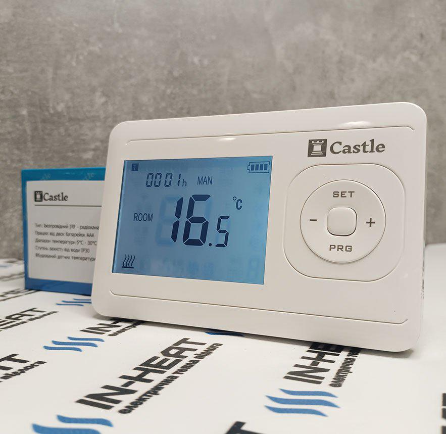 Терморегулятор програмований для котла Castle AC8048G Dry Contact (8886) - фото 2