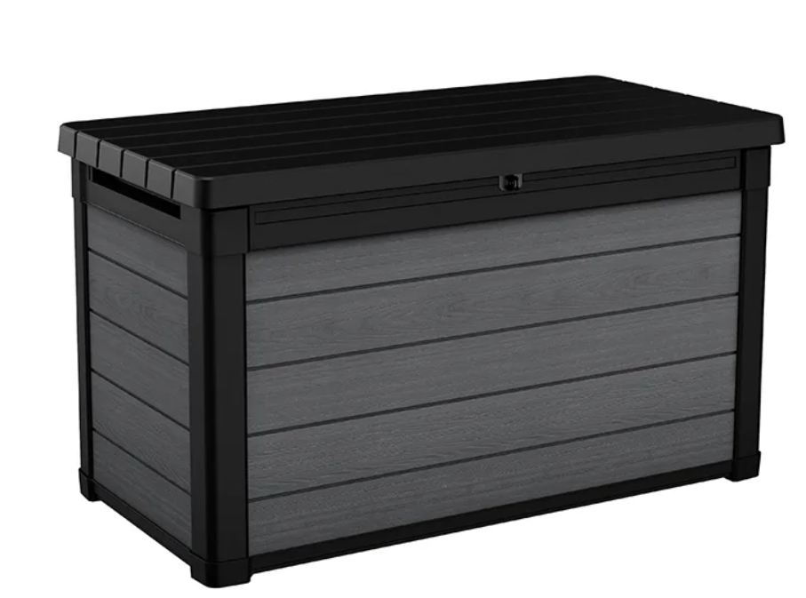 Скриня садова пластикова Keter Cortina 380L Deck Box 259018 Сірий (вуличний ящик для зберігання) Скриня садова пластикова Keter Cortina 380L Deck Box 259018 Сірий (вуличний ящик для зберігання)