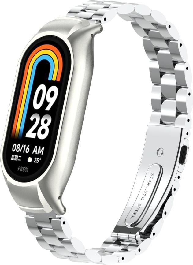 Ремешок металлический Shark для Xiaomi Smart Band 9 Silver (37522-59)