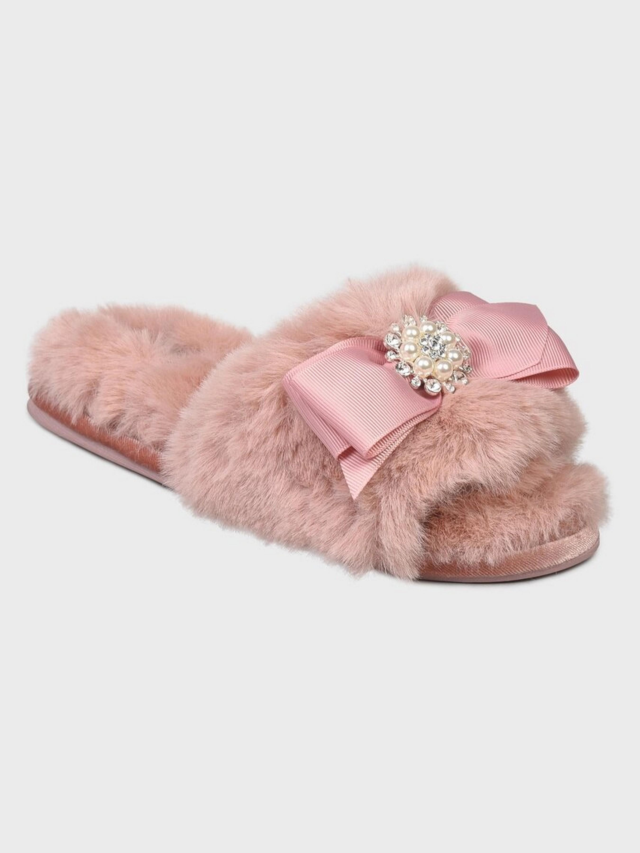 Тапочки женские Pretty you London Anya Pink р. 41-42 XL Розовый (5060526413635)