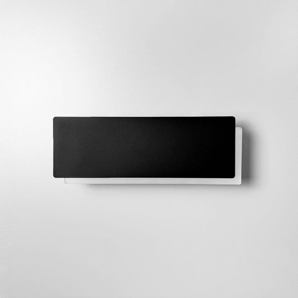 Светильник настенный на 3 линзы слева Черный (B 321/2 R)