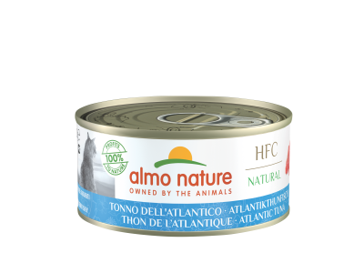 Консервированный корм Almo Nature с атлантическим тунцем для взрослых кошек 150 гр.