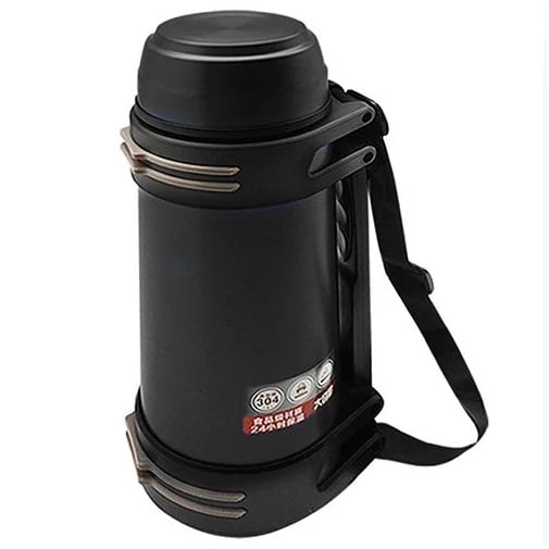 Термос железный Stenson Shiny 1842-3 2 л Черный (iz00347)