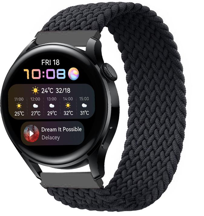 Ремешок Solo Loop для Huawei Watch 3 (145 мм) Black (22568-2B)