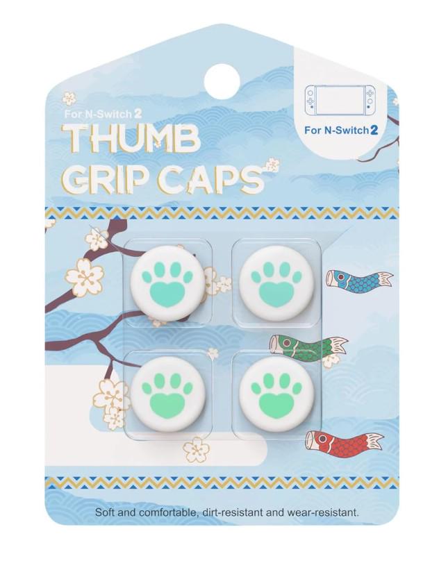 Набор на стики для Nintendo Switch 2 4 шт. Green/White (2731955985)