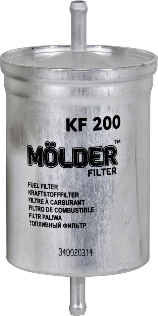 Фільтр паливний Molder VW Golf I-IV з 83-02 р.в. 1,3/1,4/1,6/1,8/1,8i 1.8GTI 2,0 2,0GTI 2,8/2,9 KF200 1H0201511A
