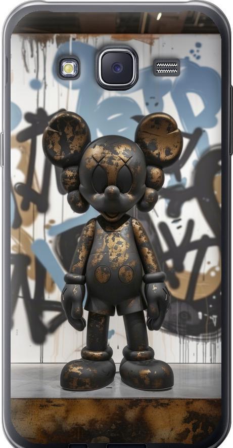 Чехол на Samsung Galaxy J5 (2015) J500H Bronze kaws v2 (6098u-100-42517)
