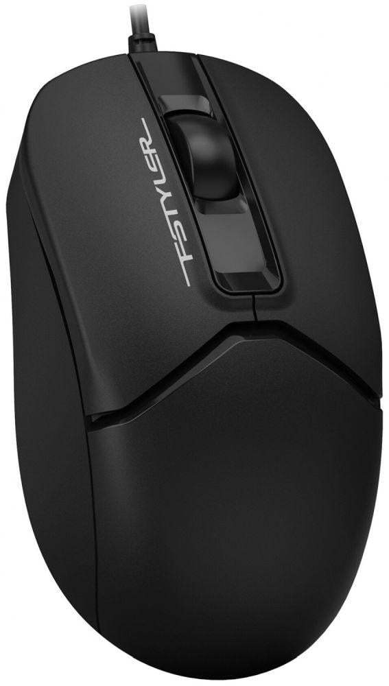 Миша A4Tech Fstyler FM12S USB 1000 dpi 3 кнопки 1,5 м Black (104290)