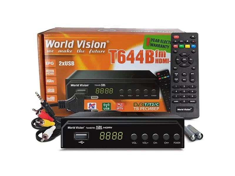 Ресивер цифровой World Vision T644B FM