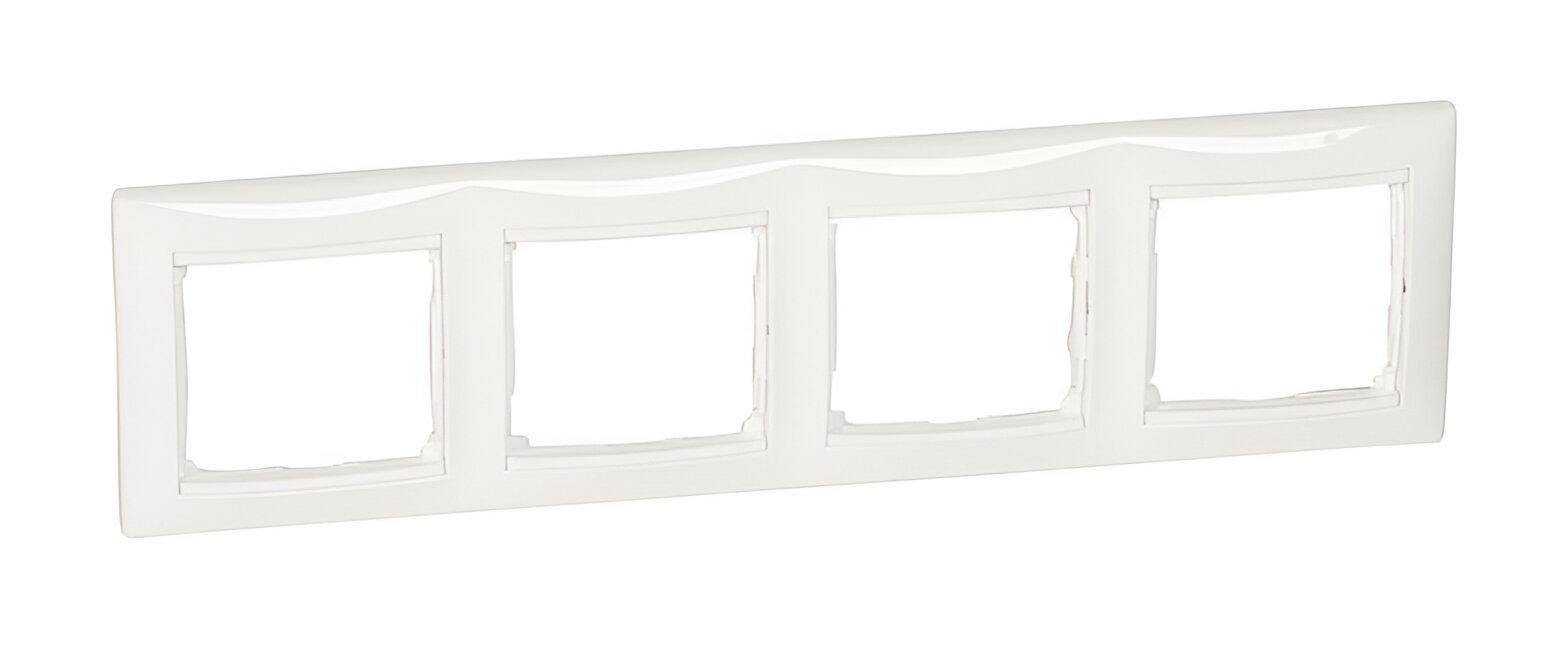 Рамка для розетки Legrand Valena Classic 4 поста Білий (30370018) Рамка для розетки Legrand Valena Classic 4 поста Білий (30370018)