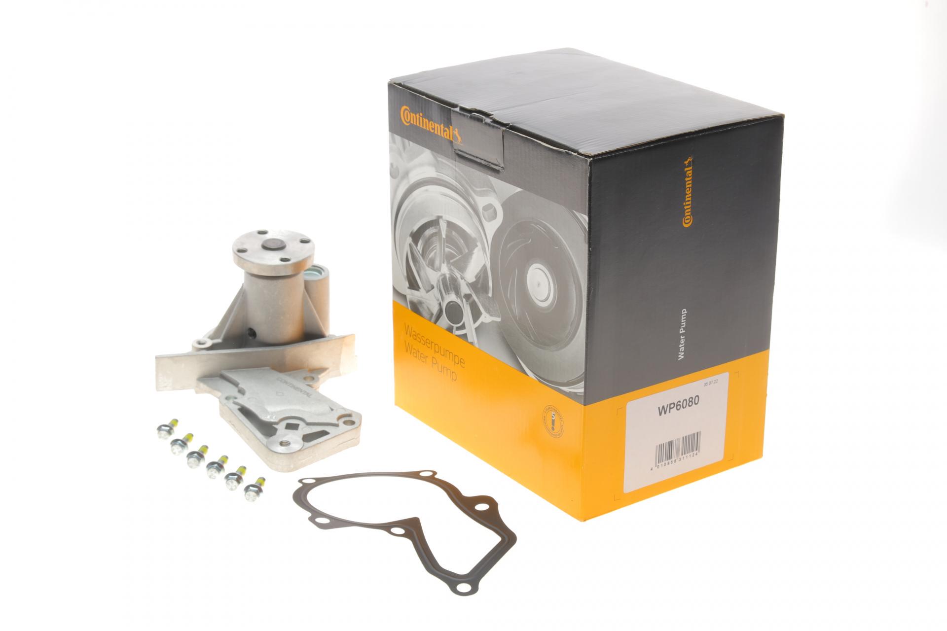 Помпа воды Continental Ford C-Max/Focus/Mondeo/Fiesta/Kuga/Connect 1.4/1.6/Volvo 1.6 07-/Mazda 2 1.3/1.4 03-07-WP6080
