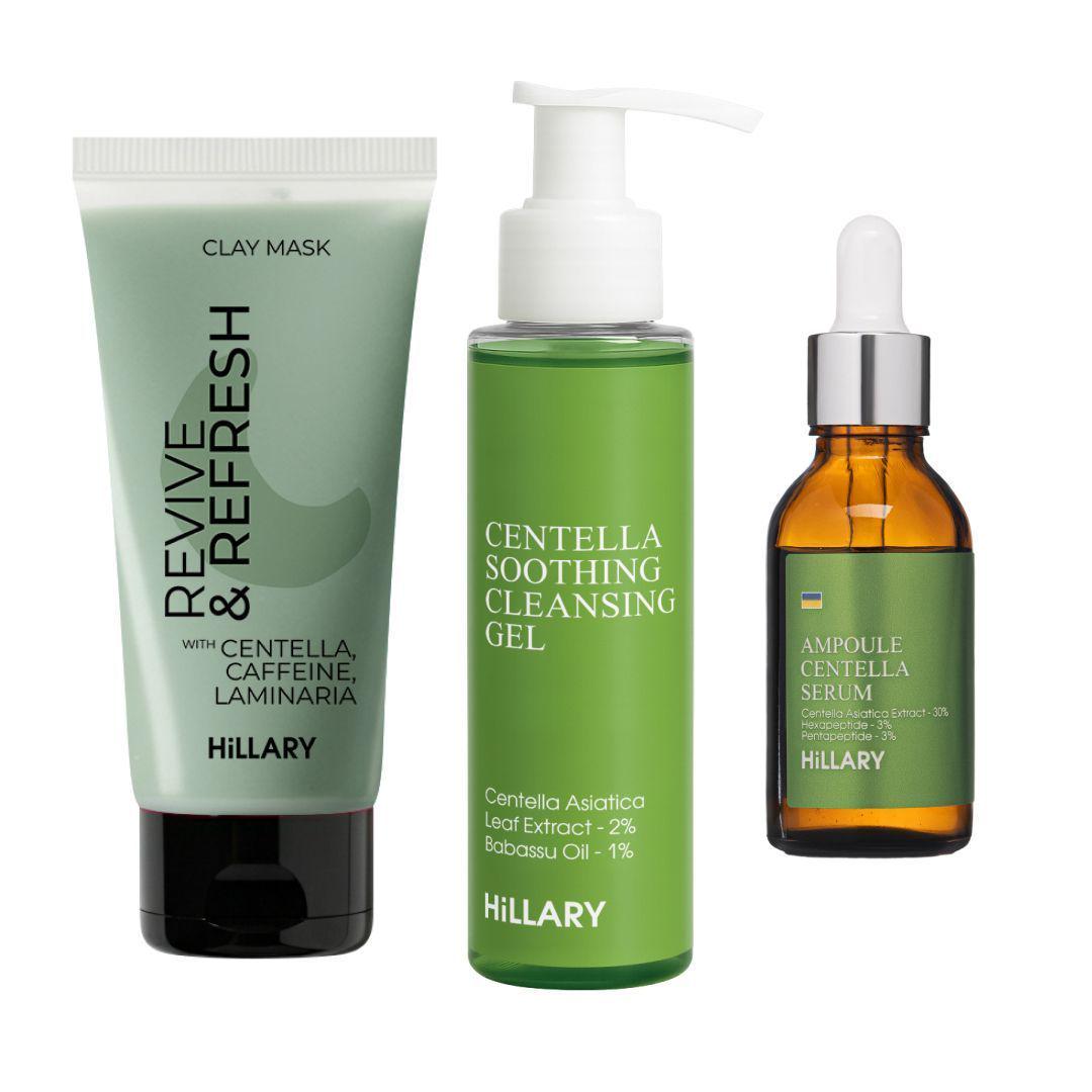 Комплекс для боротьби з набряками і тьмяності шкіри Hillary Anti-Puffiness & Dullness Skin Care Complex (K-11-575)