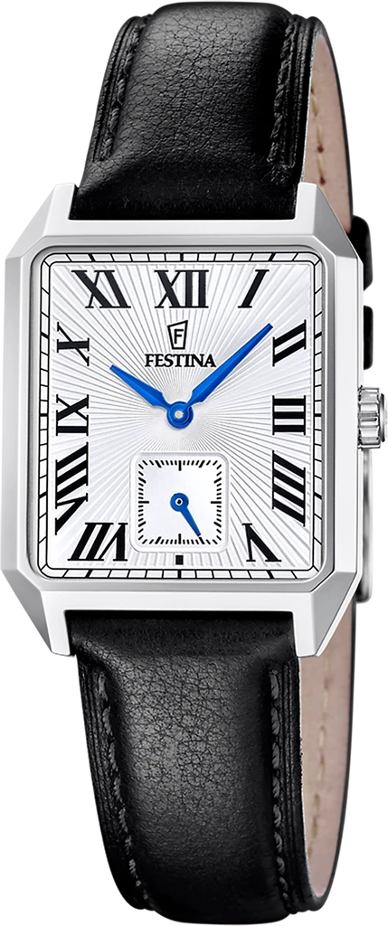 Наручные часы мужские Festina F20779/1 On The Square со стальным корпусом WR 50 м и белым циферблатом