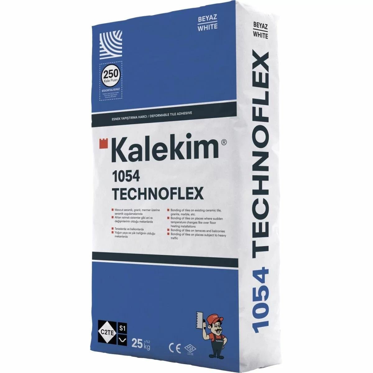 Клей для плитки Kalekim Technopool 1062 с гидроизолирующими свойствами 25 кг
