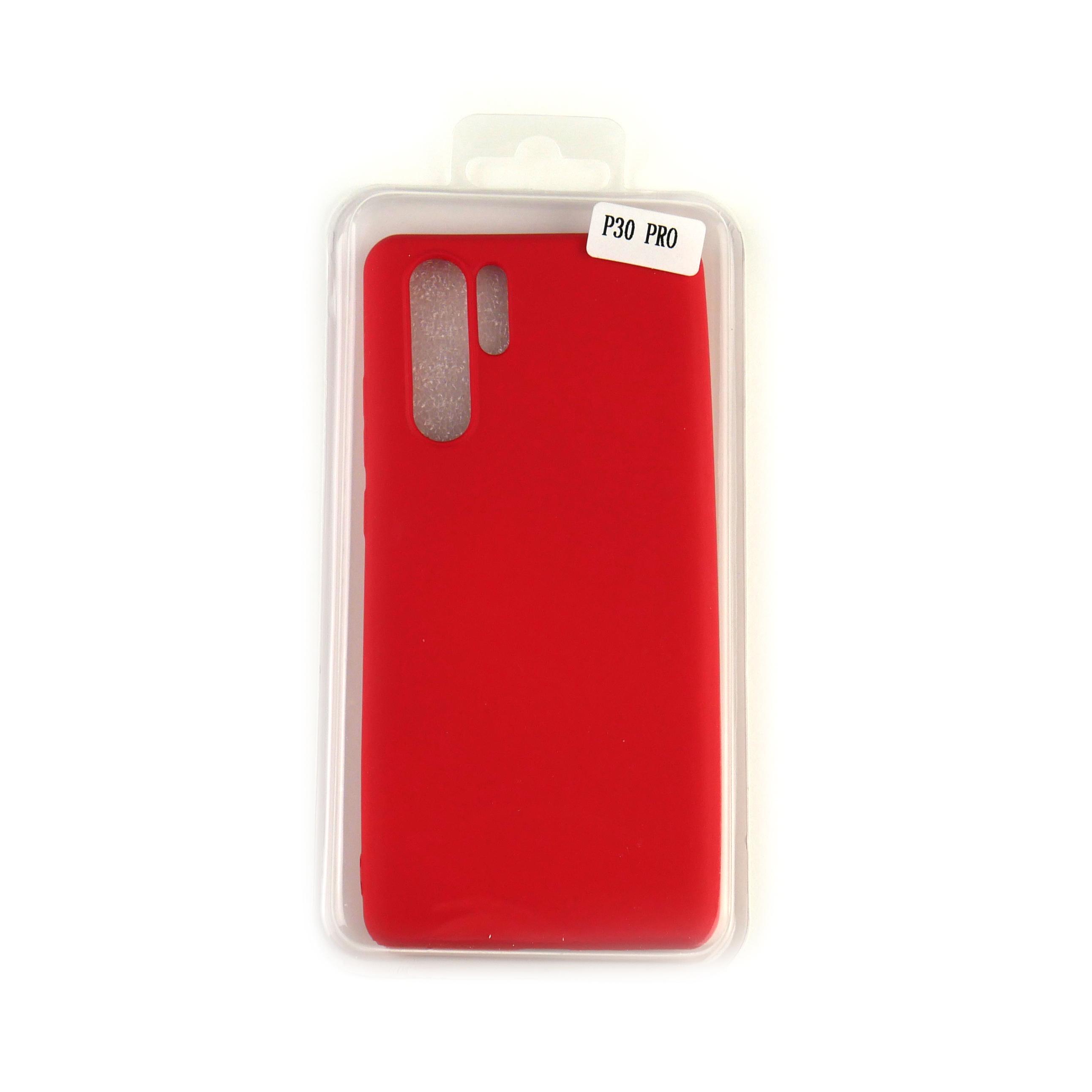 Чехол Silicone Case Full Cover Huawei P30 Pro Красный