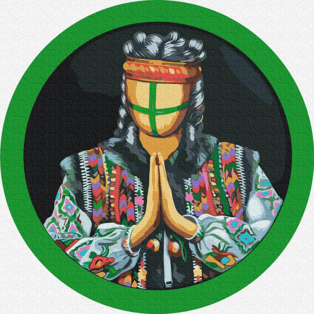 Картина по номерам Brushme Молимся за Украину 40 см (RC00037L)