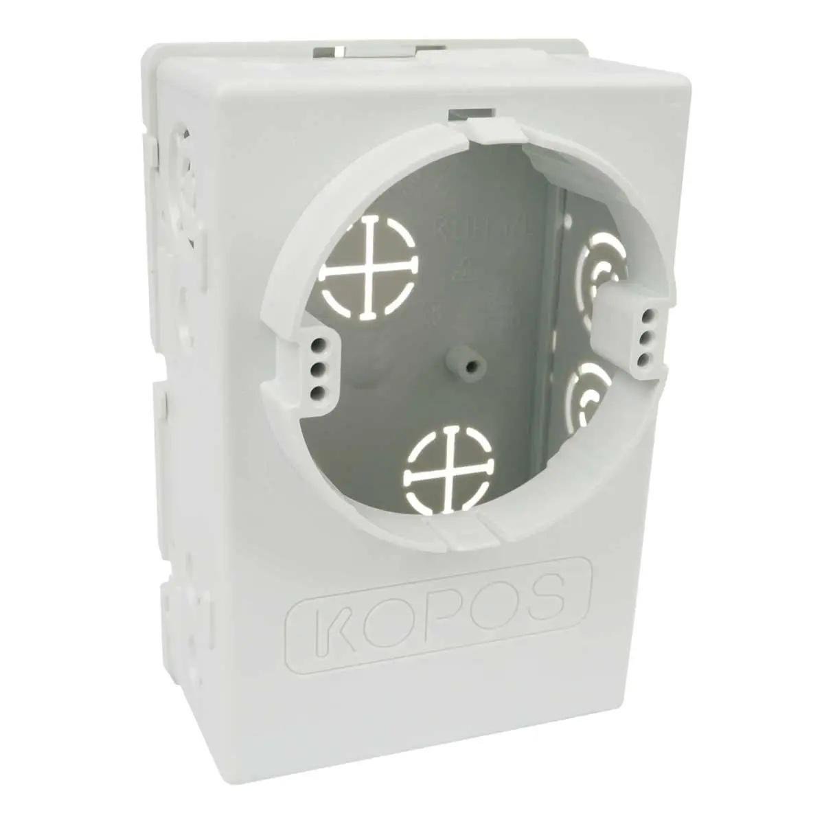 Коробка універсальна Копос ПВХ з великим внутр об'ємом Ø 73,90х132х57 мм Сірий (KUH1_KA)
