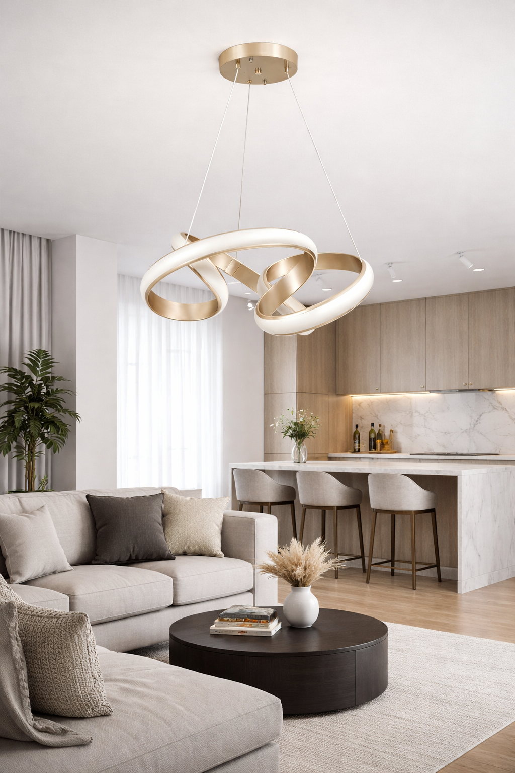 Люстра Infinity Loop LED 3 режима 168W (20206/8CF) Люстра Infinity Loop LED 3 режима 168W (20206/8CF)