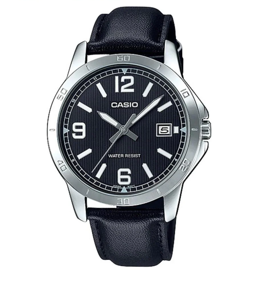 Наручные часы мужские Casio MTP-V004L-1BUDF d 41 мм Серебряный (2455302749)