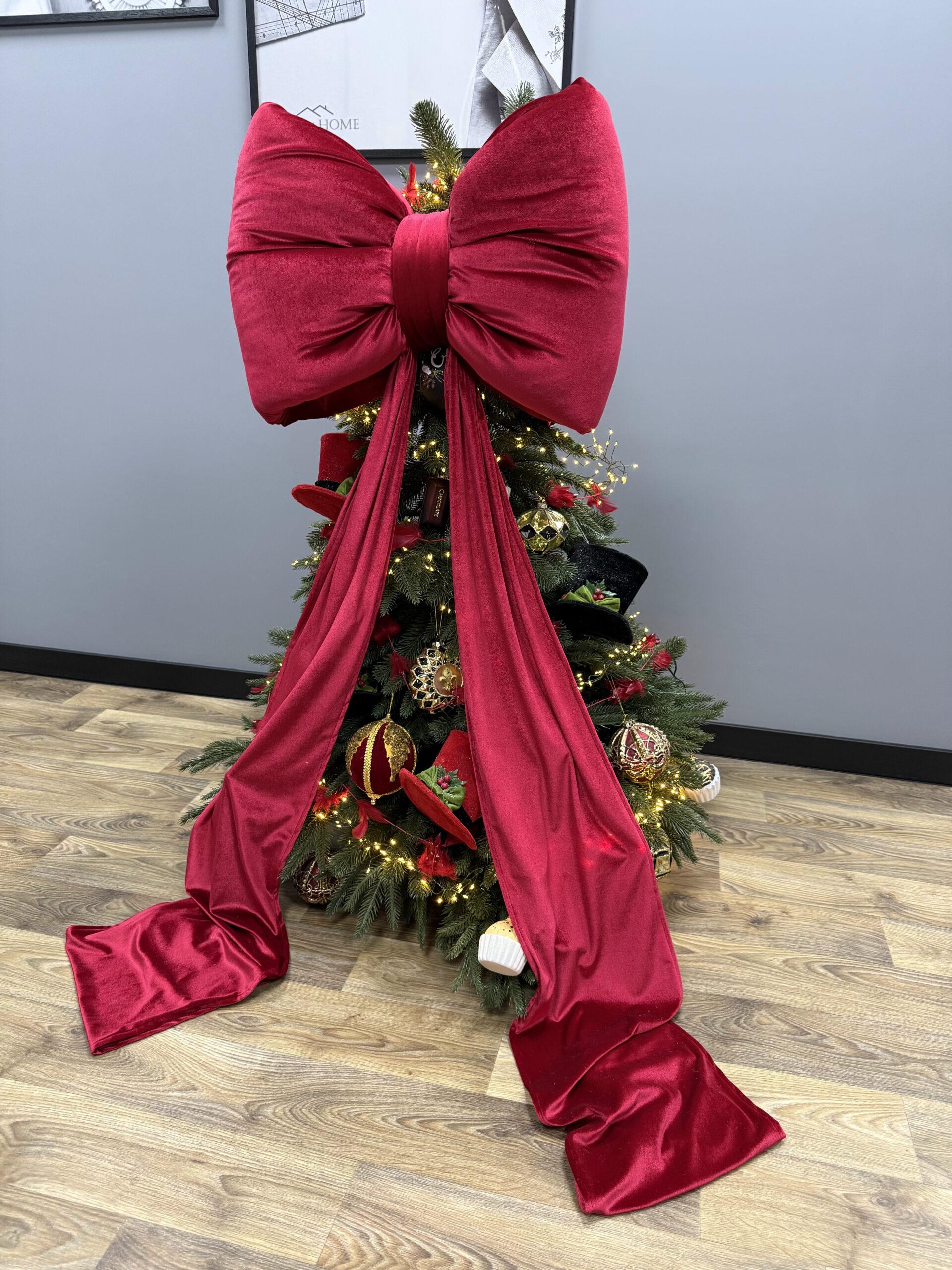 Бант для ёлки Comfort Home велюровый h150 см