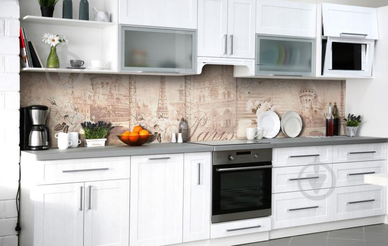 Скинали на кухню Zatarga «Французские фрески» 650х2500 мм виниловая (Z183406/1)