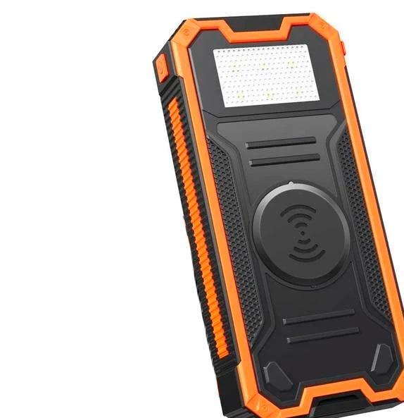 Повербанк із сонячною панеллю ZonHood 38800 mAh з бездротовою зарядкою (snr-93017)