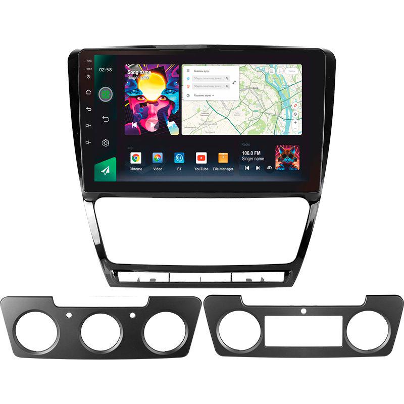 Магнитола штатная Sigma PRO 108128 2K 8/128 GB Skoda Octavia 2 A5 2008-2013 10" Black (AR-79052)