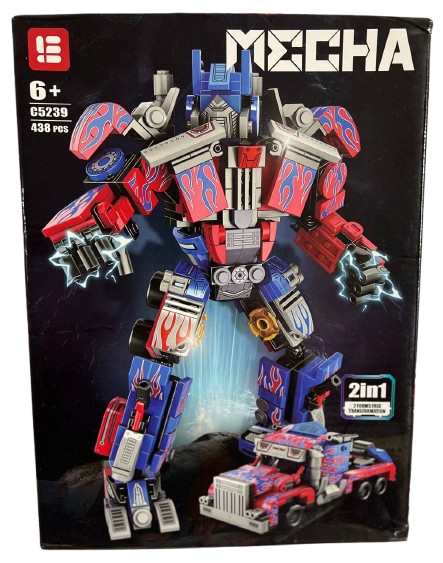 Конструктор Робот трансформер Праймбот Оптимус прайм с машинкой (C5239)