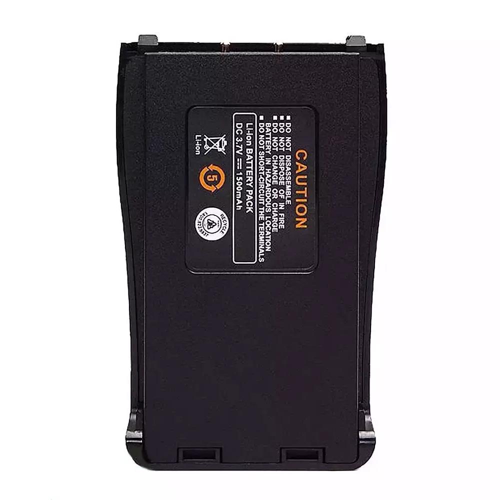 Набор рации Baofeng BF-888S/силиконовый чехол/тангент Baofeng speaker mic/дополнительная батарея 1500 mAh Черный (8243) - фото 6
