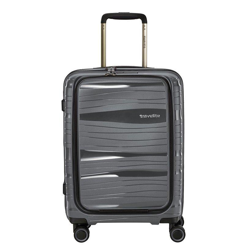 Чемодан на 4 колесах Travelite Motion S с карманом для ноутбука 43 л Anthracite (TL074946-04)