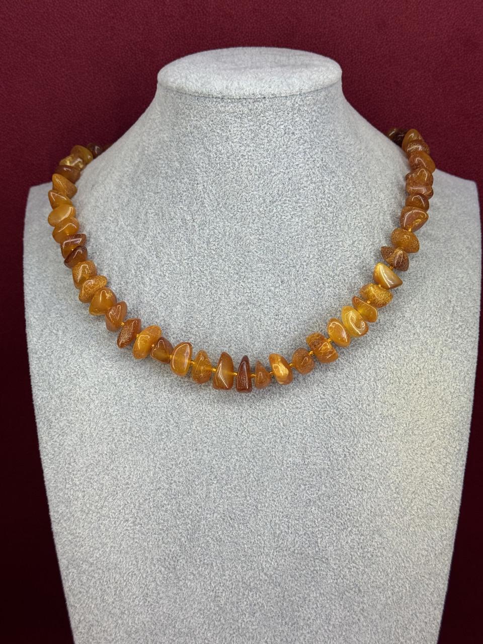 Бусы из янтаря лечебные 47 см (н-786)