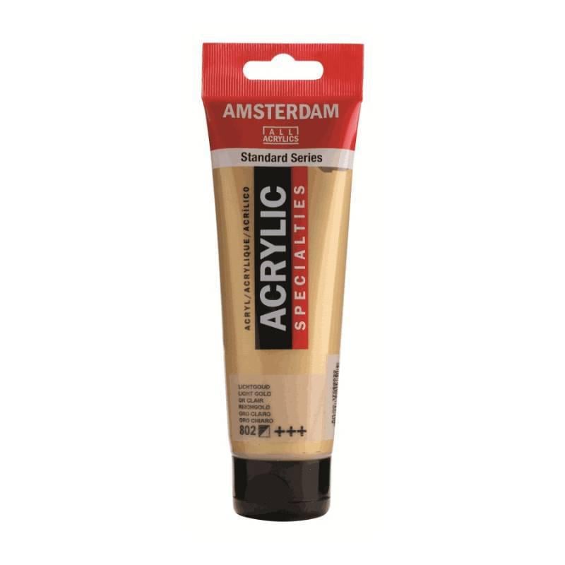 Акрилова фарба Amsterdam Royal Talens 120 мл 802 Золотий світлий (Az1-8712079217525)