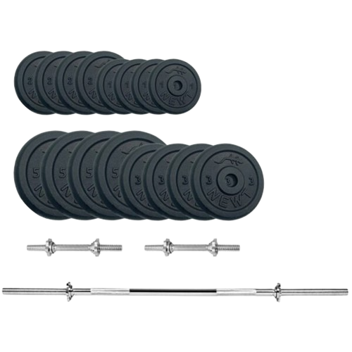 Штанга и гантели металлические Newt Gym Set-H Home 55 кг